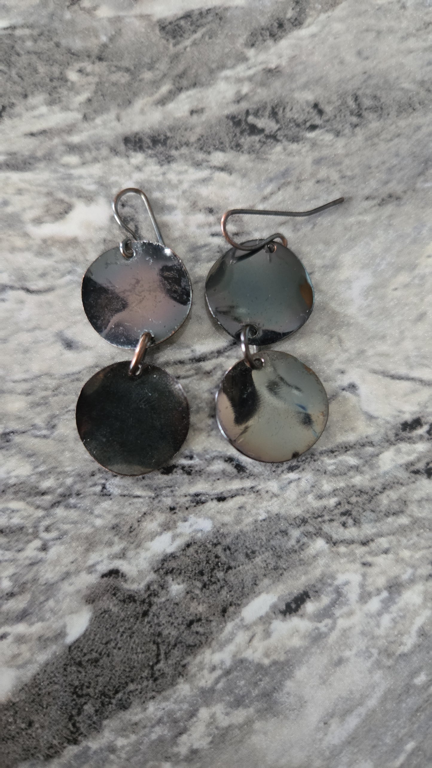 Black Earring and Necklace Set