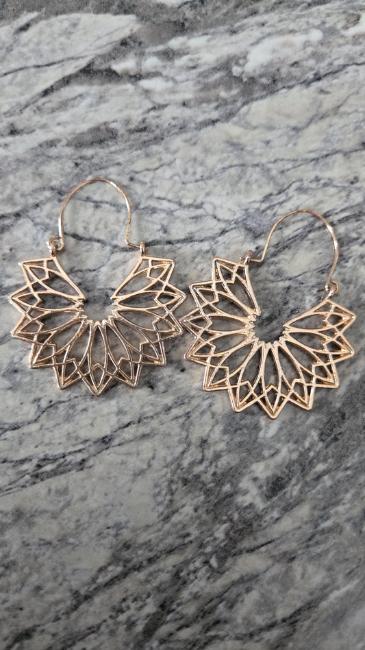 Gold Geometric Earrings