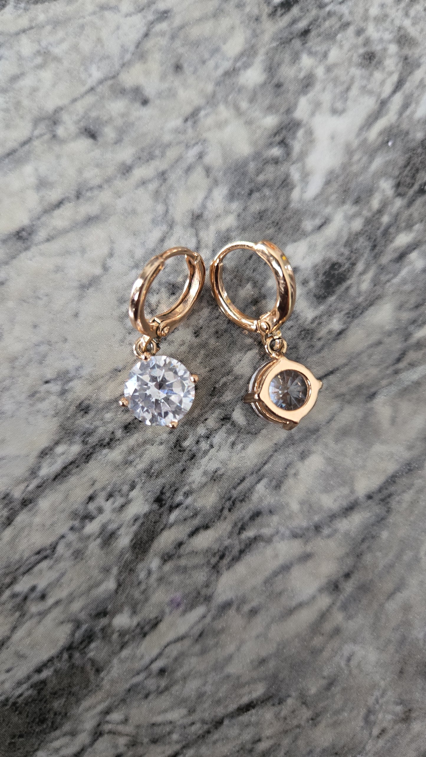 Statement Gold Earring and Necklace Set