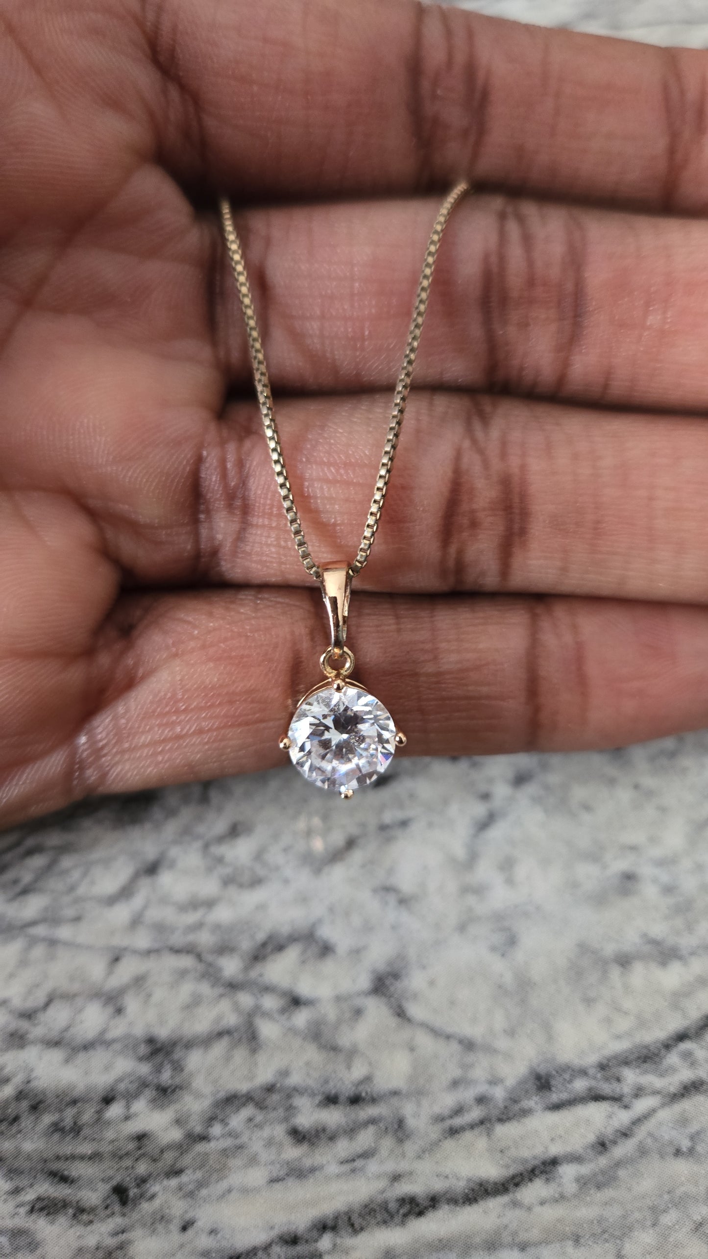 Statement Gold Earring and Necklace Set