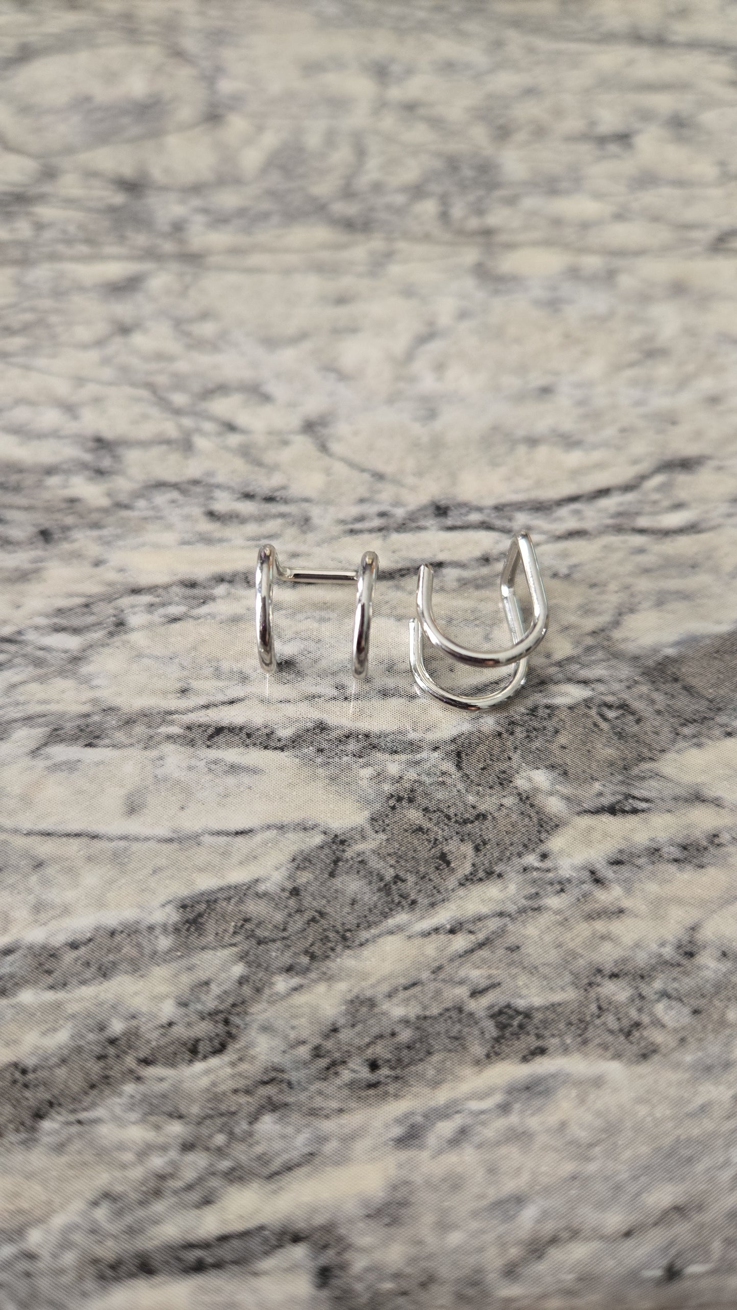 Silver Mini Ear Cuffs