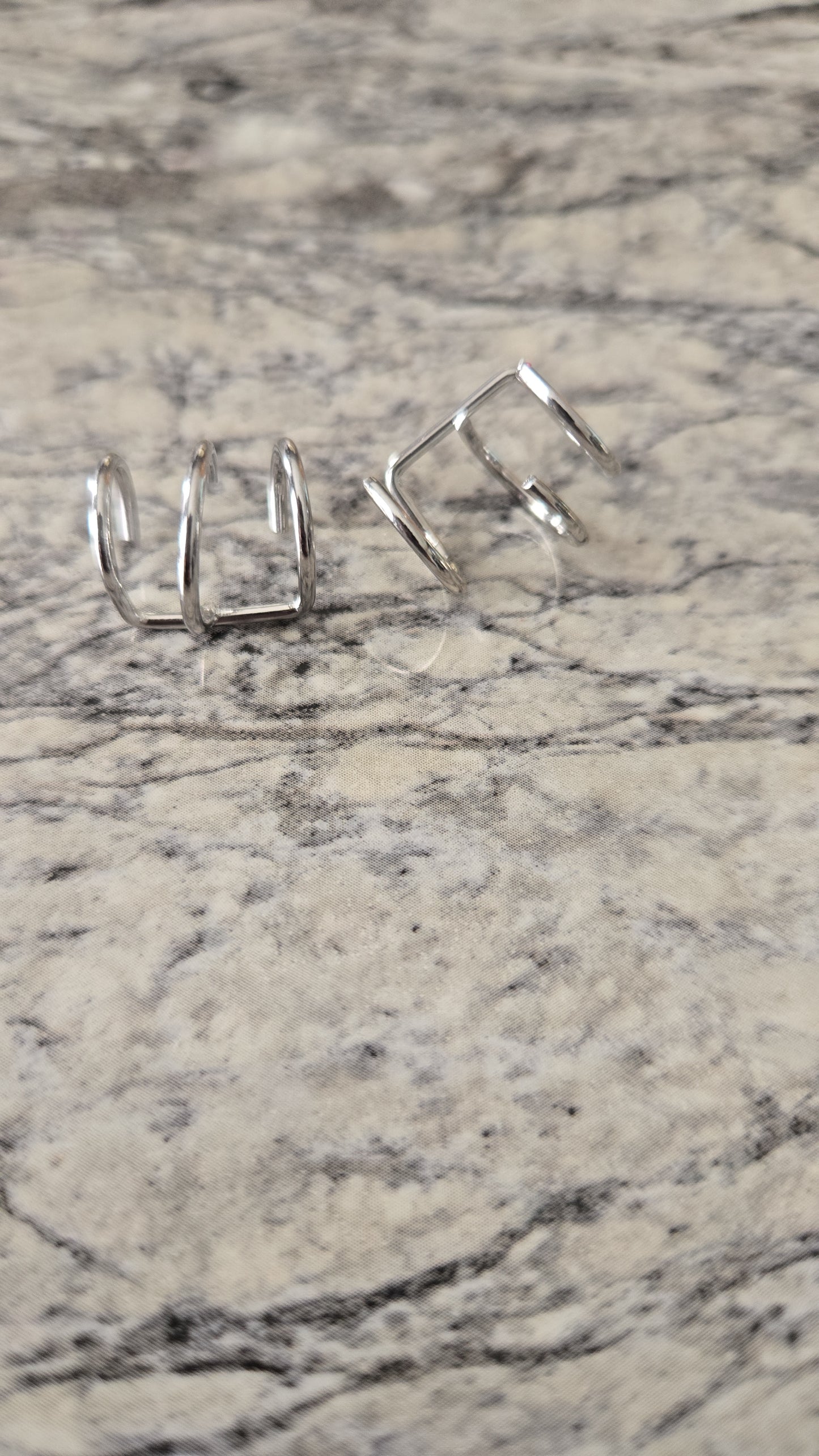 Silver Mini Ear Cuffs