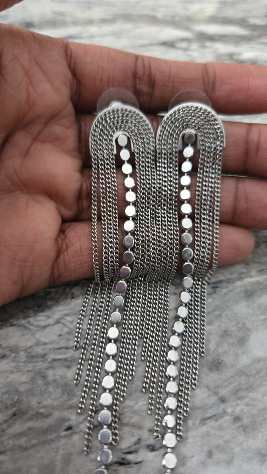 Silver Chandelier Earrings
