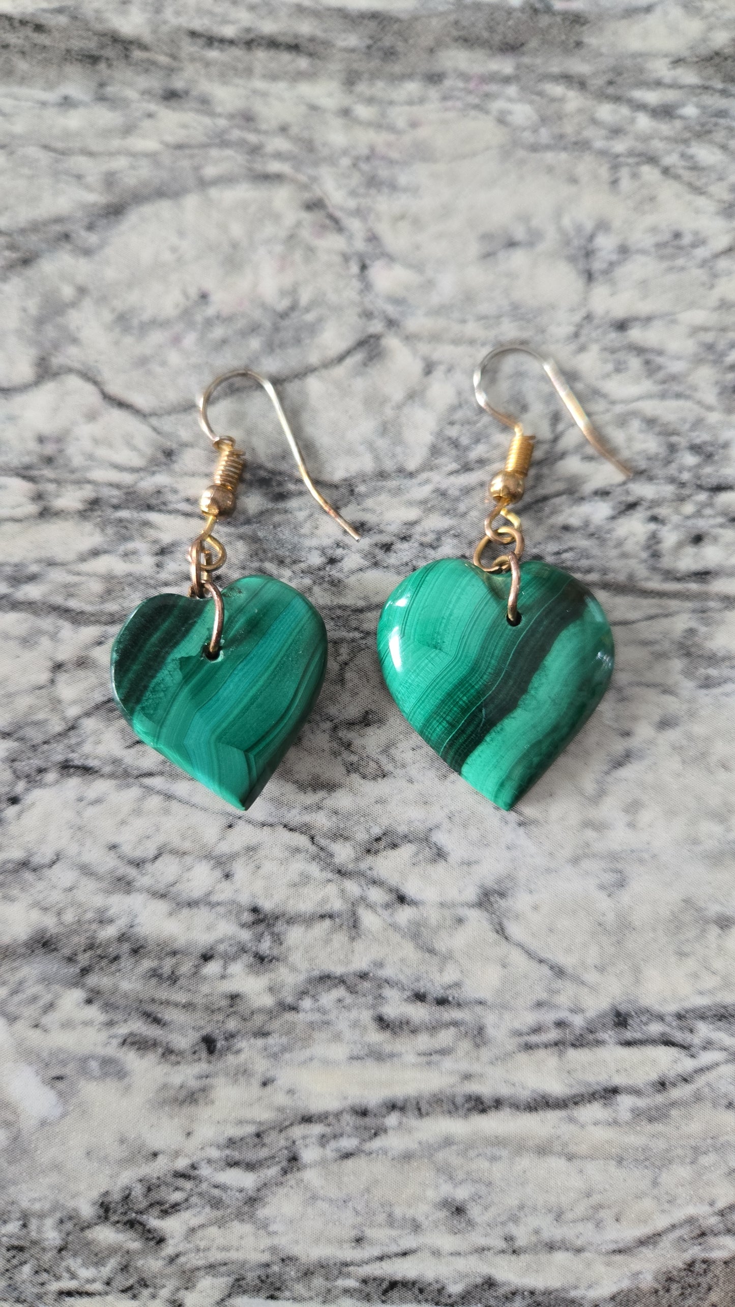 Malachite Earrings