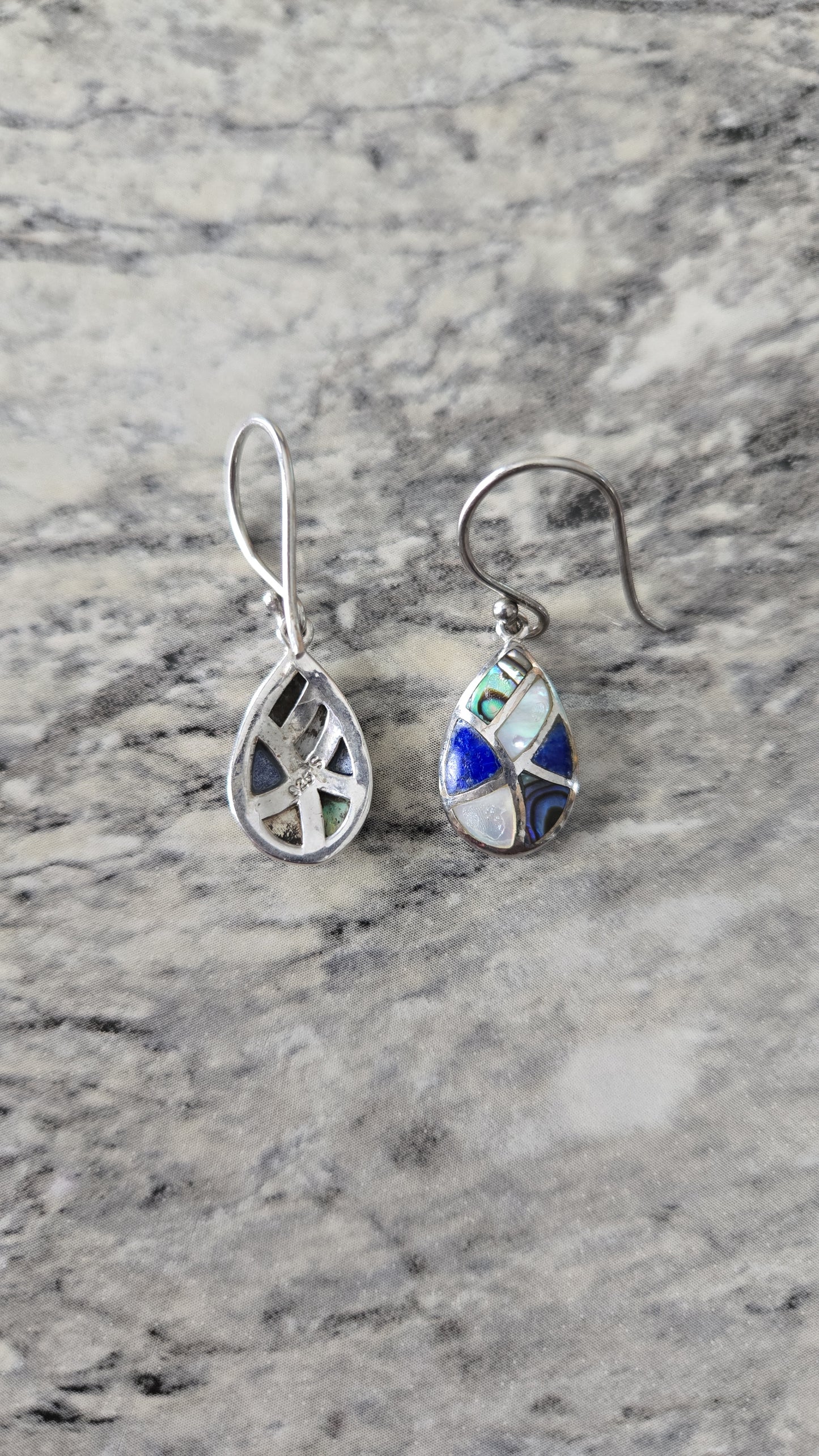 Blue Multicolor Mini Earrings