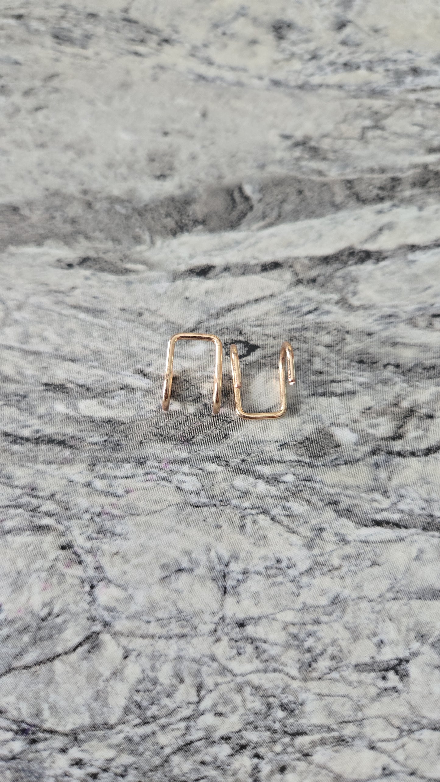 Golden Mini Ear Cuffs