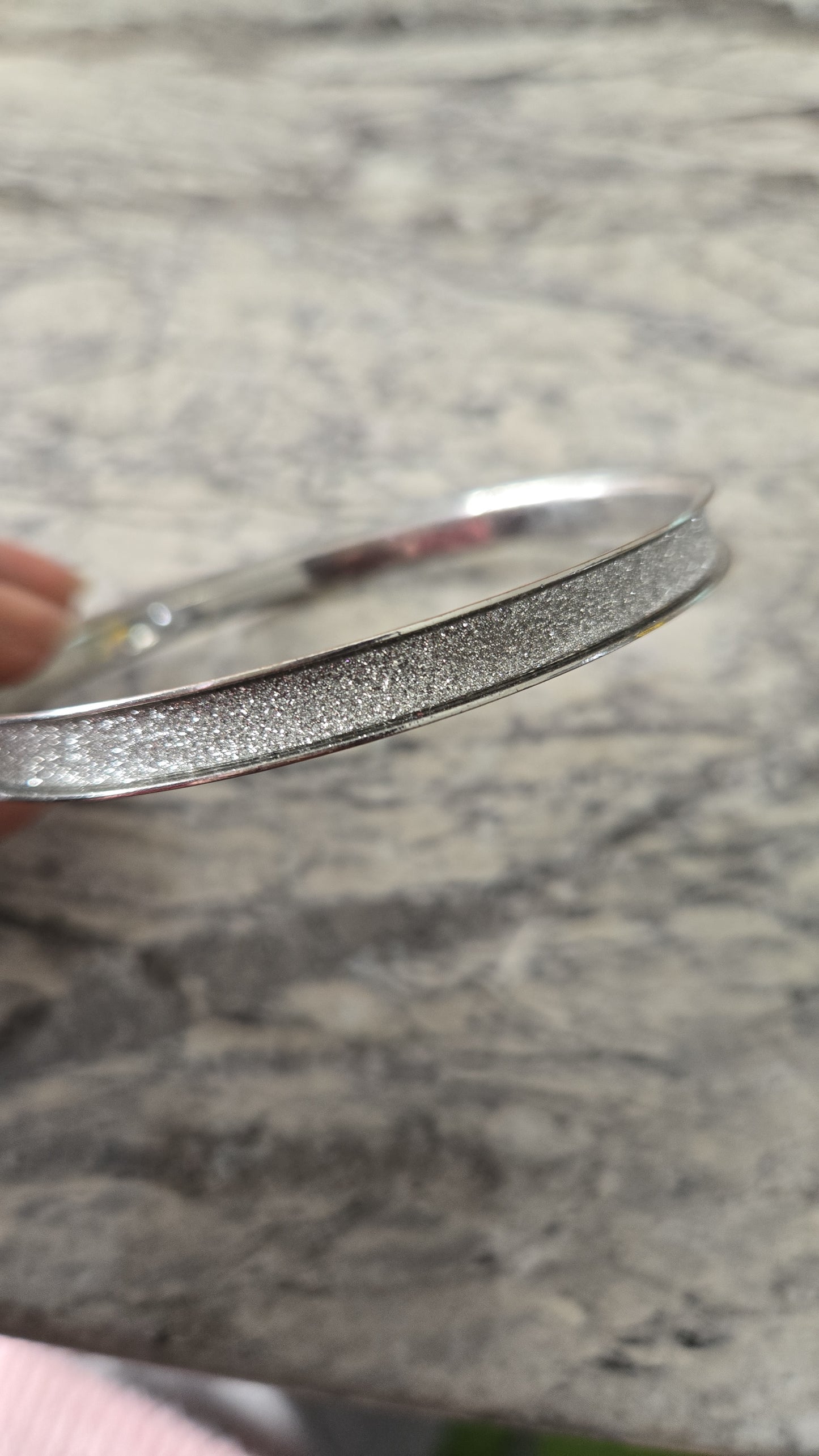 5pc Silver Bangle Set